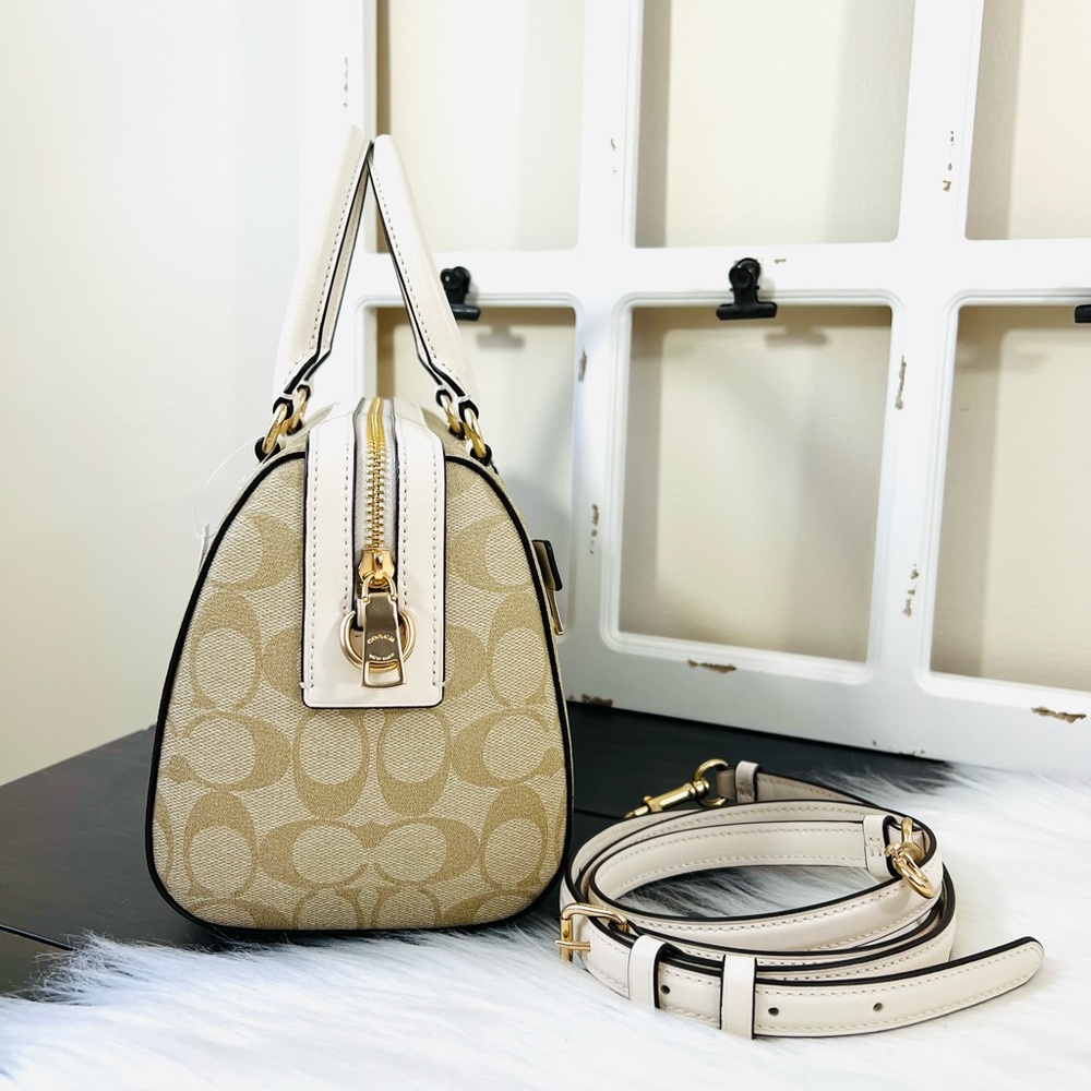 COACH Signature Rowan Satchel - Picture 4 of 11